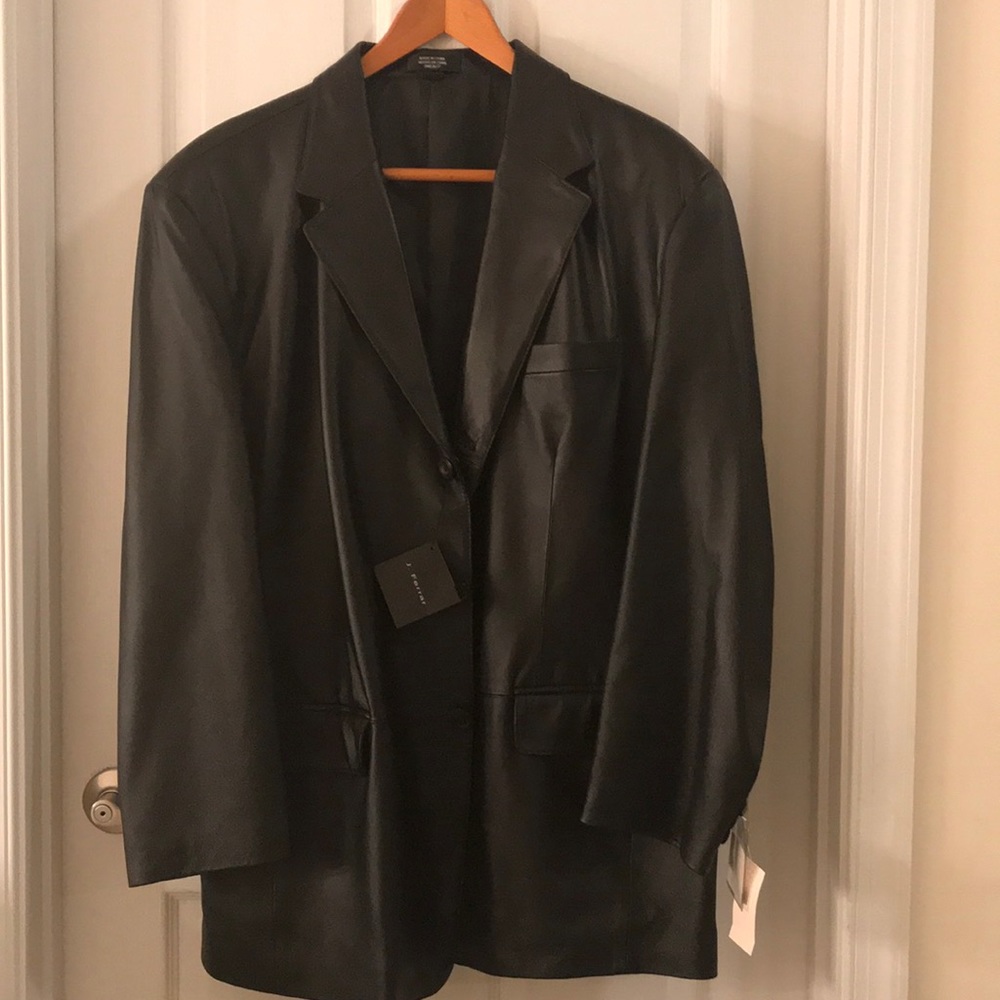 NWT J. Ferrar Genuine Leather Jacket